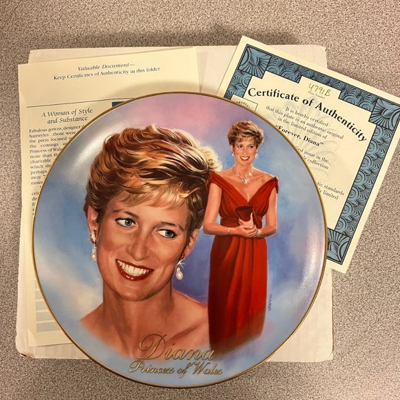 Princess Diana Collector Plate - Picture 1 of 2